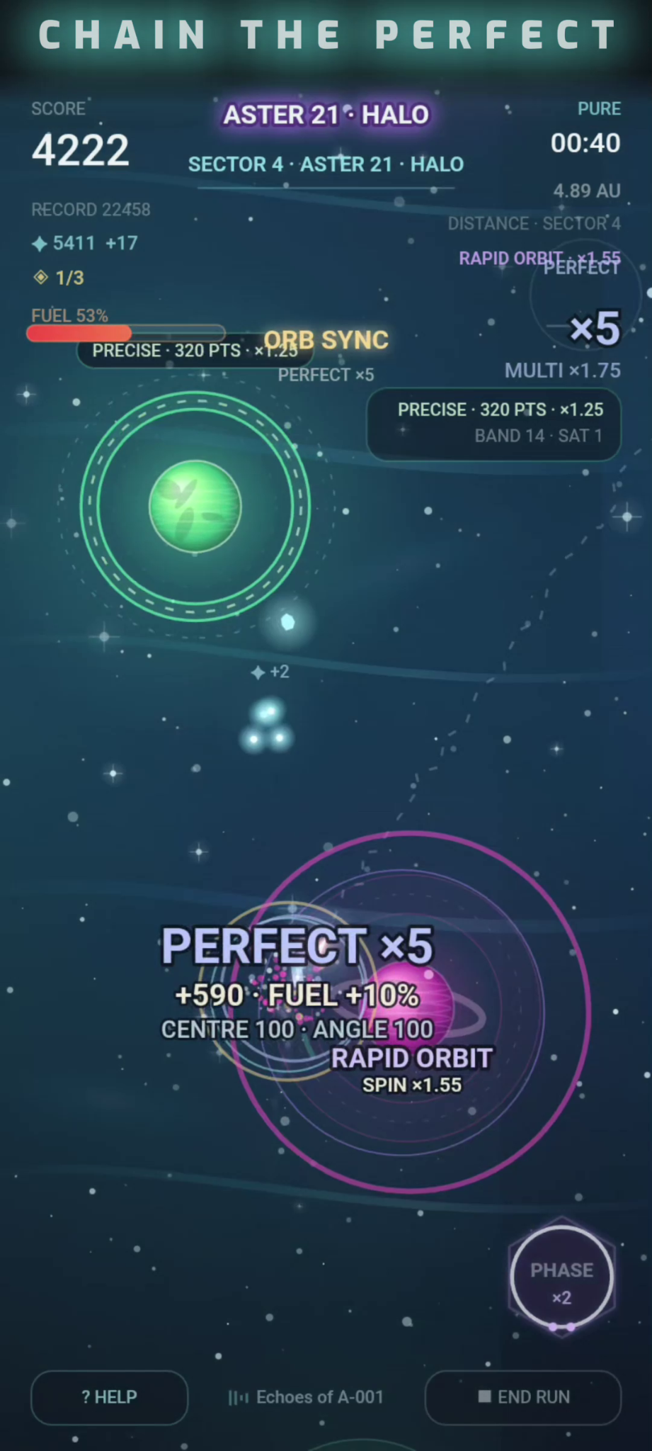 ORB1TAL Chain the Perfect gameplay