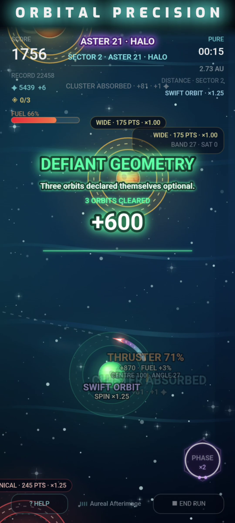 ORB1TAL Defiant Geometry gameplay